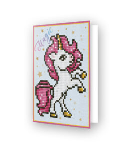 Carte de voeux Licorne magic DDG.001