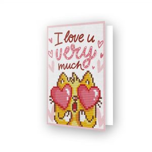 Carte de voeux I love you very much DDG.002