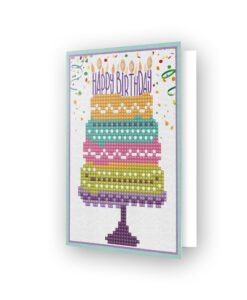 Carte de voeux Gâteau d'anniversaire DDG.004