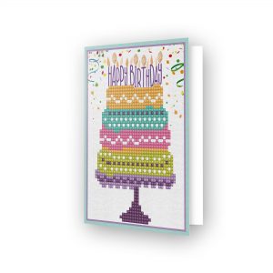 Carte de voeux Gâteau d'anniversaire DDG.004
