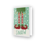 Carte de voeux Let is snow DDG.021