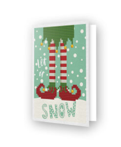 Carte de voeux Let is snow DDG.021