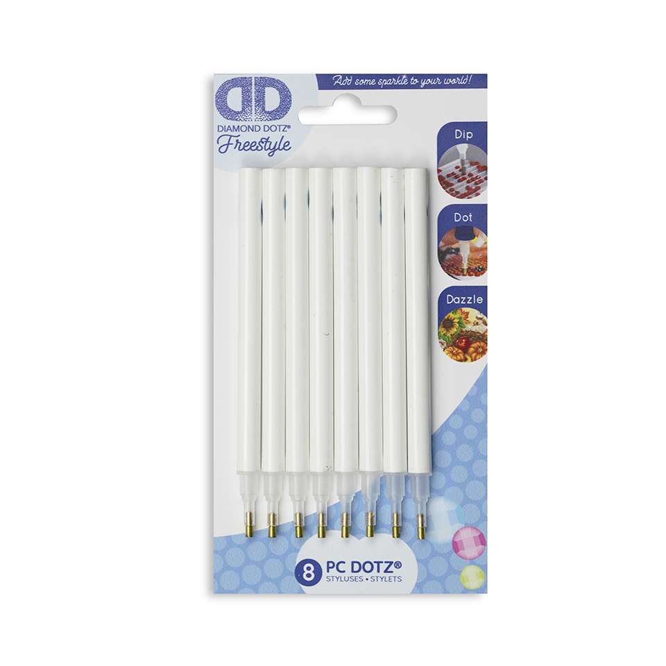 Stylos à Colle, Stylos à Colle Collante Blanche 10 Pcs pour