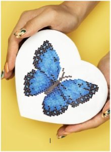 papillon bleu freestyle diamond dotz